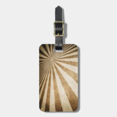 Hintergrund des Retro-Strips Gepäckanhänger (Vorderseite vertikal)