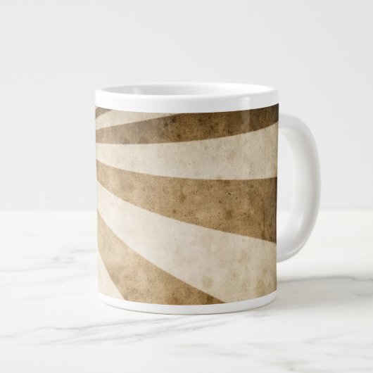 Hintergrund des Retro-Strips Jumbo-Tasse (Vorderseite Rechts)