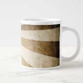 Hintergrund des Retro-Strips Jumbo-Tasse (Rechts)