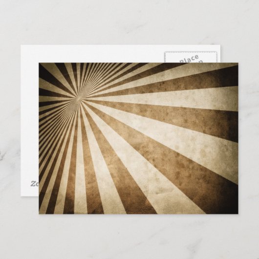 Hintergrund des Retro-Strips Postkarte (Vorne/Hinten)