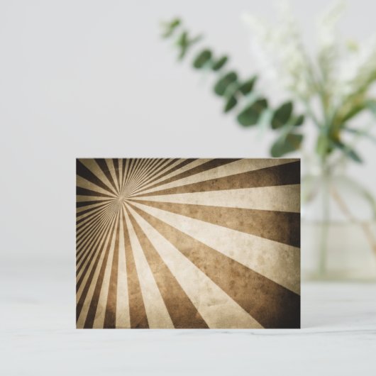 Hintergrund des Retro-Strips Postkarte (Stehend Vorderseite)