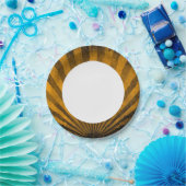 Hintergrund des Retrotyps Pappteller (Party)