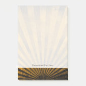 Hintergrund des Retrotyps Post-it Klebezettel (Vorderseite)