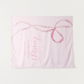 Hintergrund des rosafarbenen Party Wandteppich (Vorderseite (Horizontal))