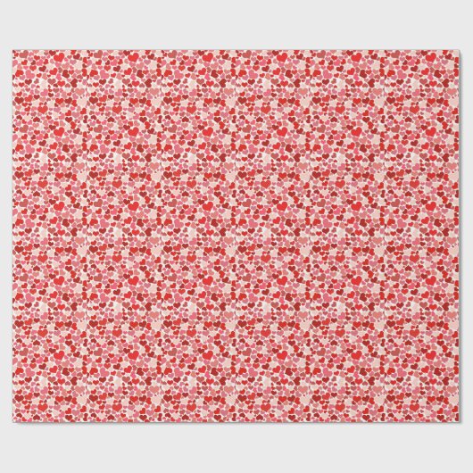 Hintergrund des roten Herzens Geschenkpapier (Flach)