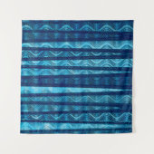 Hintergrund des Rückenstreifens am Blue Ocean Wandteppich (Vorderseite (Horizontal))