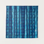 Hintergrund des Rückenstreifens am Blue Ocean Wandteppich (Vorderseite)