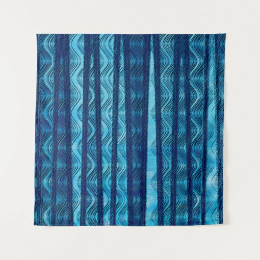 Hintergrund des Rückenstreifens am Blue Ocean Wandteppich (Vorderseite)