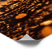 Hintergrund des ruhigen Waldes Poster (Ecke)