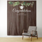 Hintergrund des rustikalen Eukalyptus-Abschlusses Wandteppich (Beispiel)