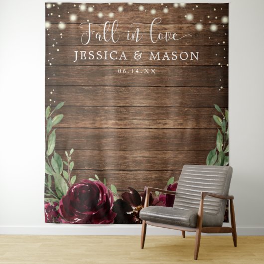 Hintergrund des Rustikalen Fotos "Waldbrände" Wandteppich (Beispiel)