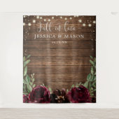 Hintergrund des Rustikalen Fotos "Waldbrände" Wandteppich (Vorderseite)