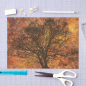 Hintergrund des rustikalen Herbstbaums Seidenpapier (Handwerk)