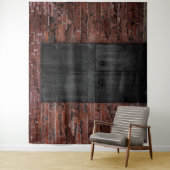 Hintergrund des rustikalen Party mit rotem Ziegels Wandteppich (Beispiel)