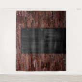 Hintergrund des rustikalen Party mit rotem Ziegels Wandteppich (Vorderseite)