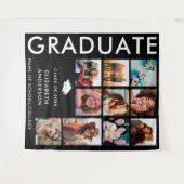 Hintergrund des Schwarz-weißen Fotos für die Gradu Wandteppich (Vorderseite (Horizontal))