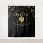 Hintergrund des Schwarzen Abschlusses in der Mediz Wandteppich (Vorderseite)