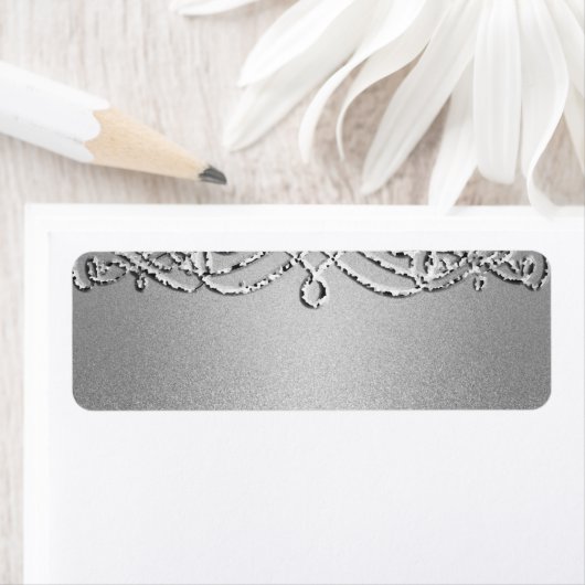 Hintergrund des Silver Shimmer-Glitzer (Insitu)