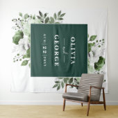 Hintergrund des smaragdgrünen Fotos Wandteppich (Beispiel (Horizontal))