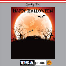 Hintergrund des sozialen Friedhofs von Halloween