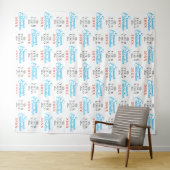 Hintergrund des Summer Event-Party | Schritt und W Wandteppich (Beispiel (Horizontal))