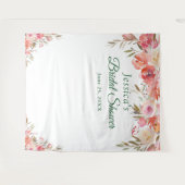 Hintergrund des Sweet Blush Brautparty Foto Wandteppich (Vorderseite (Horizontal))