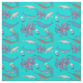 Hintergrund des Tiermeeres Stoff (Muster)