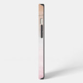 Hintergrund des Tiger-Gesichts-Marmor iPhone Hülle (Linke Seite)