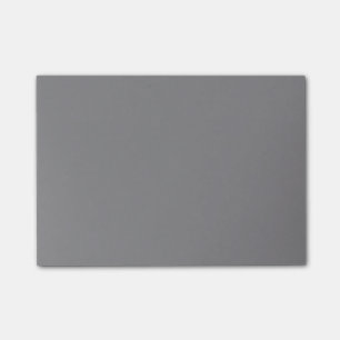 Hintergrund des Titanium Grey Color Trends Post-it Klebezettel