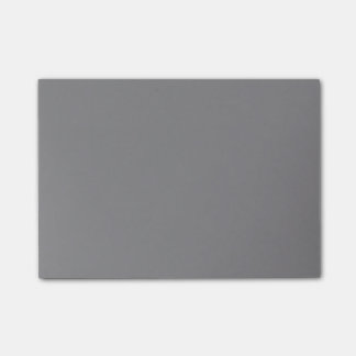 Hintergrund des Titanium Grey Color Trends Post-it Klebezettel