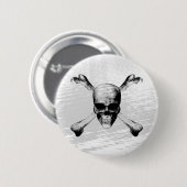 Hintergrund des Totenkopf mit gekreuzter Button (Vorne & Hinten)