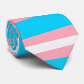 Hintergrund des Transgender-Pride-Flag Krawatte (Gerollt)
