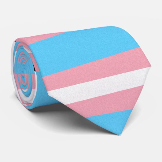 Hintergrund des Transgender-Pride-Flag Krawatte (Gerollt)