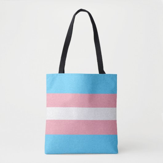Hintergrund des Transgender-Pride-Flag Tasche (Vorderseite)