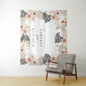 Hintergrund des tropischen Bohemisch getrockneten Wandteppich (Beispiel)