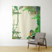 Hintergrund des tropischen Dschungel-Fotos Wandteppich (Beispiel)
