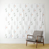 Hintergrund des Unternehmens White Custom Three Lo Wandteppich (Beispiel (Horizontal))