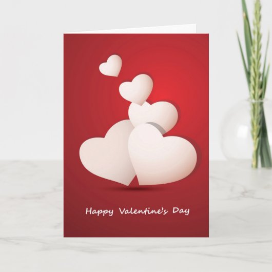Hintergrund des Valentinstag Feiertagskarte (Vorderseite)