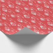 Hintergrund des Valentinstag Geschenkpapier (Ecke)