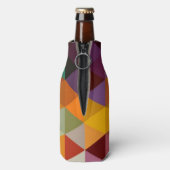Hintergrund des Vintagen Dreiecks Muster. Flaschenkühler (Flasche Rückseite)