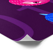 Hintergrund des Virus Poster (Ecke)