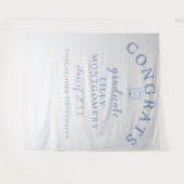 Hintergrund des Wedgwood Monogram Abschluss Foto Wandteppich (Vorderseite (Horizontal))