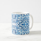 Hintergrund des Winters. Handgestrichene Wasserfar Kaffeetasse (VorderseiteRechts)