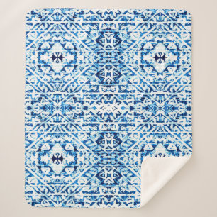Hintergrund des Winters. Handgestrichene Wasserfar Sherpadecke