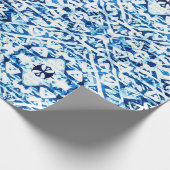 Hintergrund des Winters Handgestrichene Wasserfarb Geschenkpapier (Ecke)