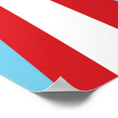 Hintergrund des Zirkus, Karneval-Geburtstagsgesche Poster (Ecke)