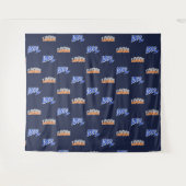 Hintergrund des zweiköpfigen Unternehmens Wandteppich (Vorderseite (Horizontal))