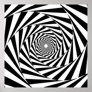 Hintergrund-Designmuster Spirale Poster