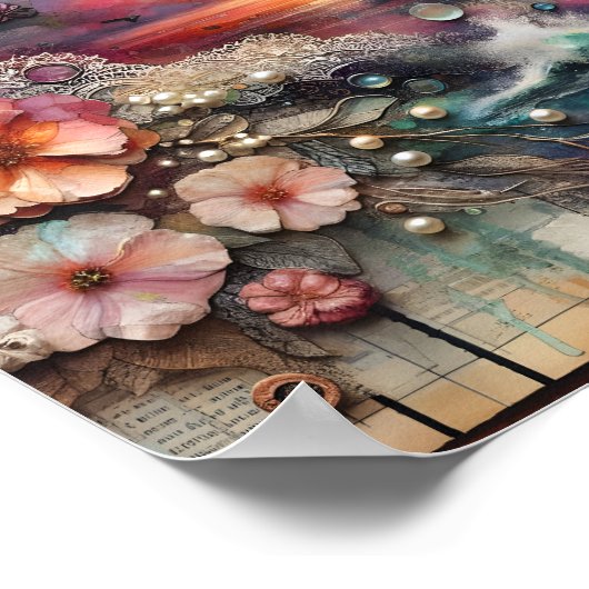 Hintergrund digital poster (Ecke)