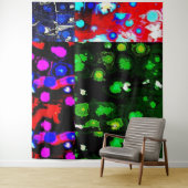 Hintergrund Digitales Designband Wandteppich (Beispiel)